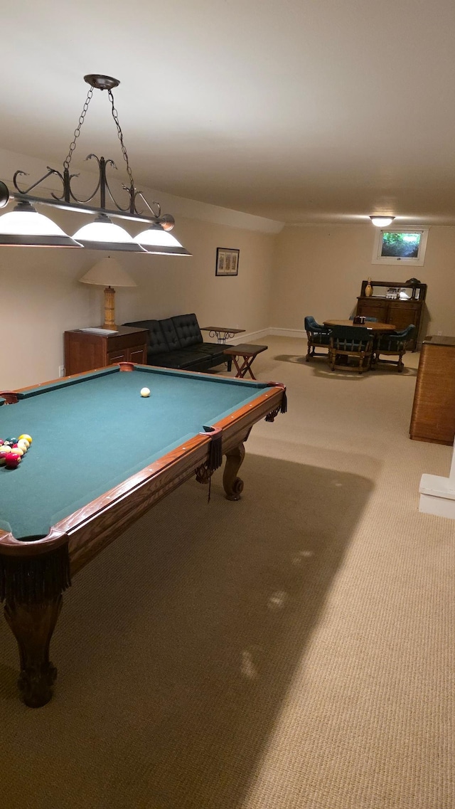 3307 Nokomis NE, Alexandria, MN 56308 - game room with carpet and billiards