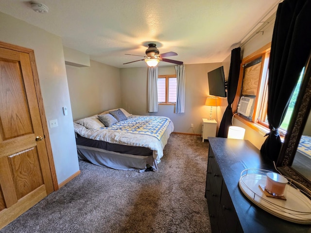 825 2nd Ave, Grand Rapids, MN 55744 - bedroom with carpet floors, ceiling fan, and cooling unit