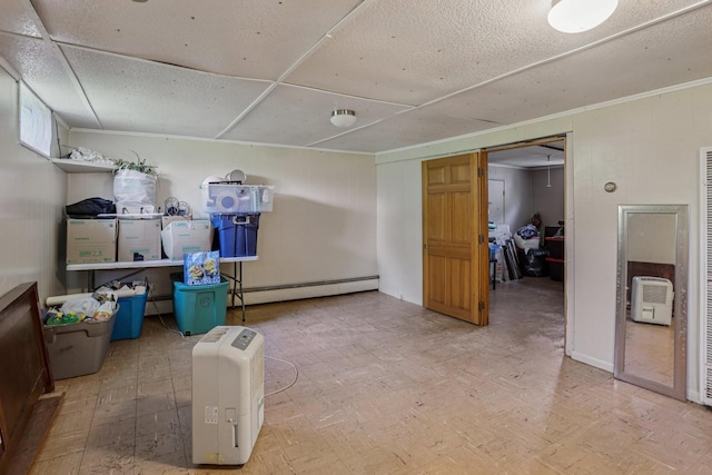 116 3rd Ave SE, Osseo, MN 55369 - finished basement featuring a baseboard heating unit
