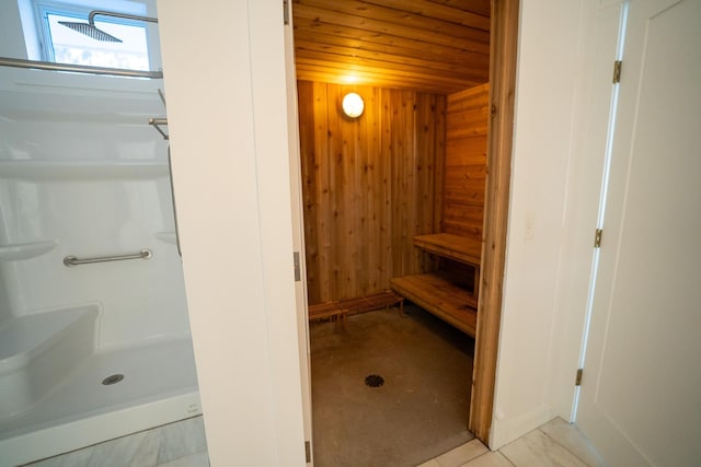 1650 Gunn Rd, Grand Rapids, MN 55744 - relaxing sauna with wooden walls and wood ceiling