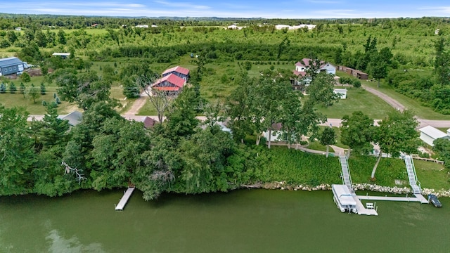 1031 23rd St Unit A, Prairie Lake Twp, WI 54728 - aerial view of property's location with a nearby body of water