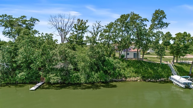 1031 23rd St Unit A, Prairie Lake Twp, WI 54728 - exterior space featuring a water view