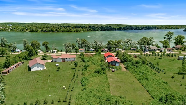 1031 23rd St Unit A, Prairie Lake Twp, WI 54728 - bird's eye view of a large body of water