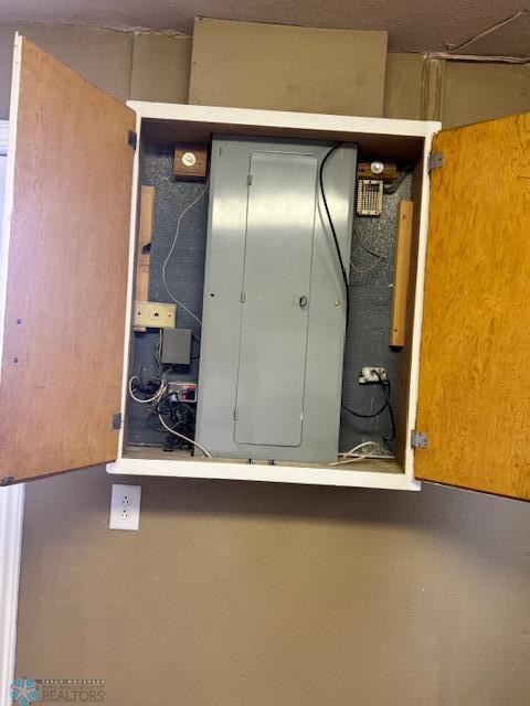 214 7th St, Hatton, ND 58240 - utility room with electric panel