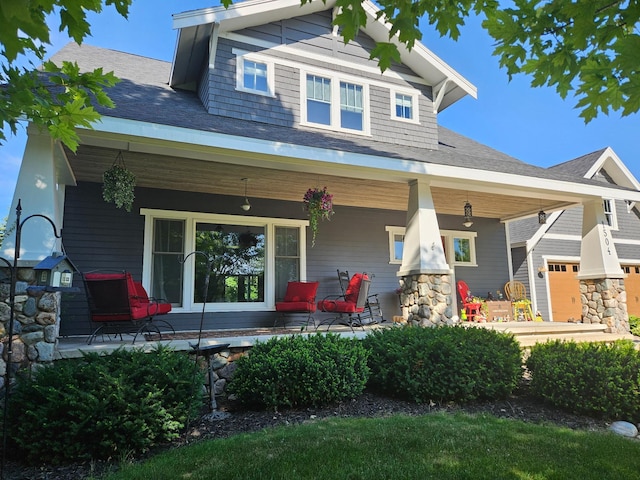 1504 4th St NE, Willmar, MN 56201 - rear view of house with covered porch