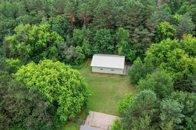 7535 335th Ave NW, Princeton, MN 55371 - aerial view of property and surrounding area featuring a forest