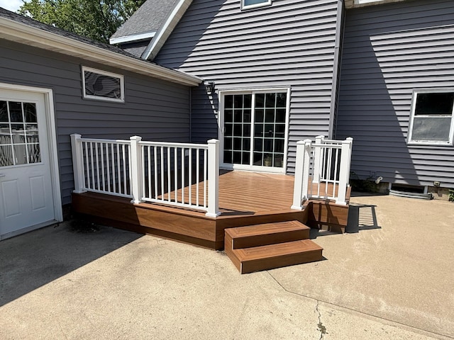 681 8th St, Walnut Grove, MN 56180 - deck featuring a patio area