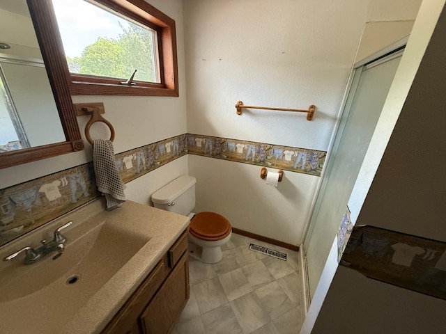 681 8th St, Walnut Grove, MN 56180 - full bathroom featuring a shower stall and vanity