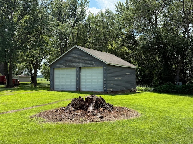 681 8th St, Walnut Grove, MN 56180 - view of detached garage