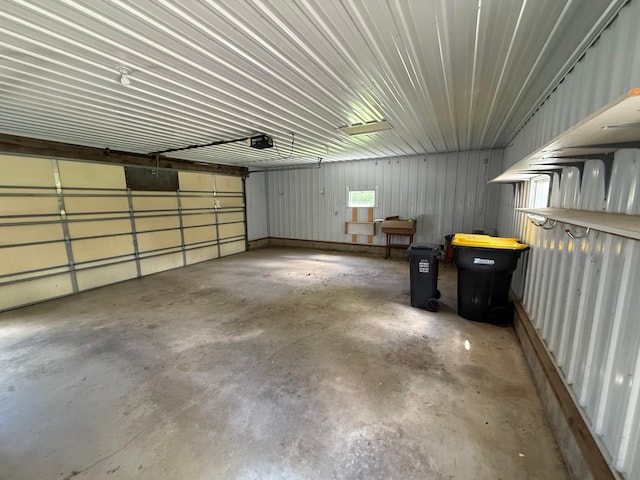 681 8th St, Walnut Grove, MN 56180 - garage with a garage door opener