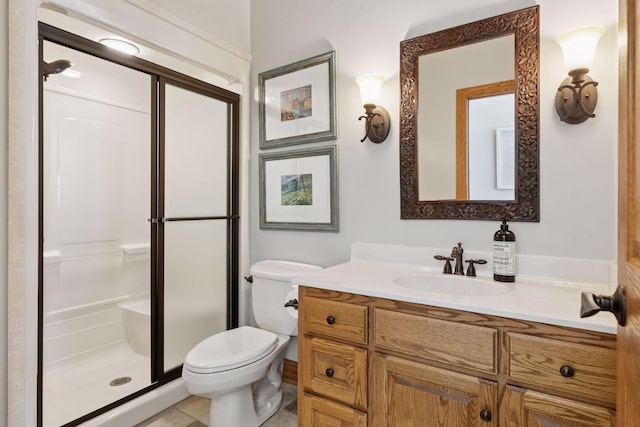 12795 Ozark Trl N, May Twp, MN 55082 - bathroom with a shower stall and vanity