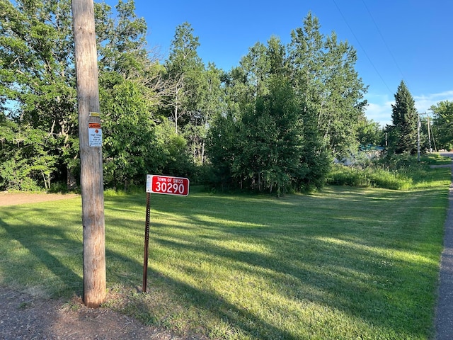30290 7th Ave N, Swiss Twp, WI 54830 - view of green lawn