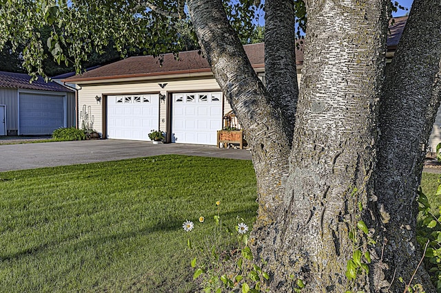 39070 County Highway 67, Newton Twp, MN 56567 - view of side of home featuring driveway and a lawn