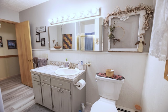 39070 County Highway 67, Newton Twp, MN 56567 - bathroom with vanity and wood finished floors