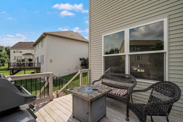 10412 Florida Ave N, Brooklyn Park, MN 55445 - view of wooden deck