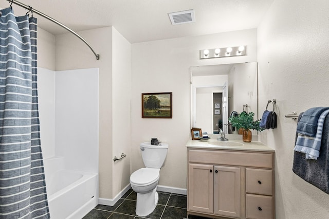 1126 Mesaba Ave Unit 118, Duluth, MN 55811 - bathroom with vanity, tile patterned floors, and shower / tub combo with curtain
