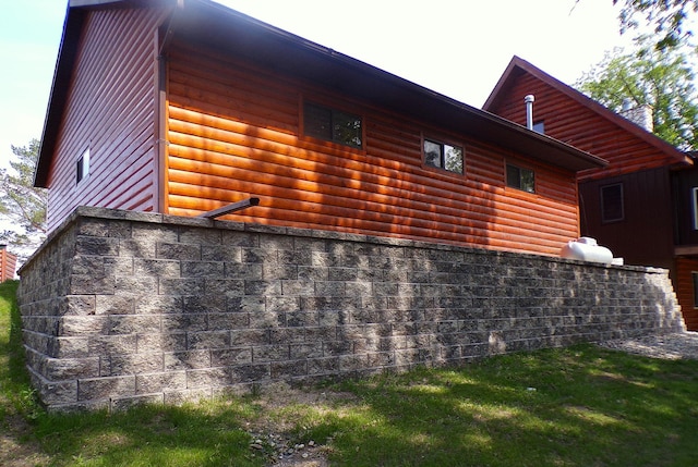 5776 County Road 23 SE, Alexandria, MN 56308 - view of side of home featuring log veneer siding