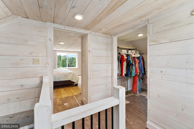W10429 Hinker Rd, Foster Twp, WI 54493 - spacious closet featuring wood-type flooring