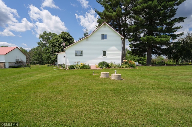 W10429 Hinker Rd, Foster Twp, WI 54493 - view of home's exterior featuring a yard
