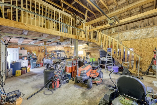 W10429 Hinker Rd, Foster Twp, WI 54493 - view of garage