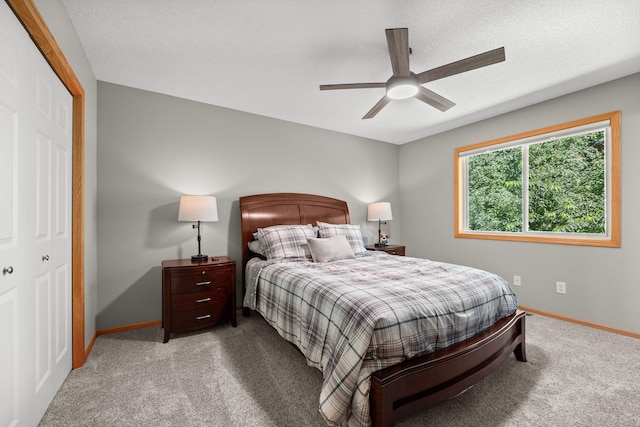 911 Hazelwood Ct, Buffalo, MN 55313 - bedroom with carpet and a ceiling fan