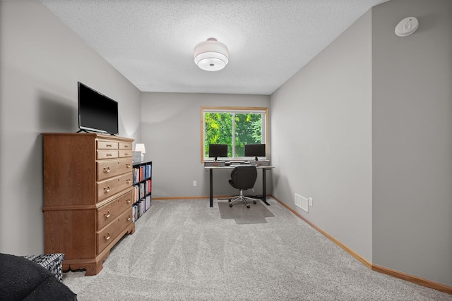 911 Hazelwood Ct, Buffalo, MN 55313 - carpeted office featuring baseboards and a textured ceiling