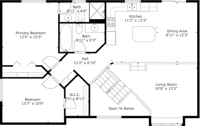911 Hazelwood Ct, Buffalo, MN 55313 - view of floor plan / room layout