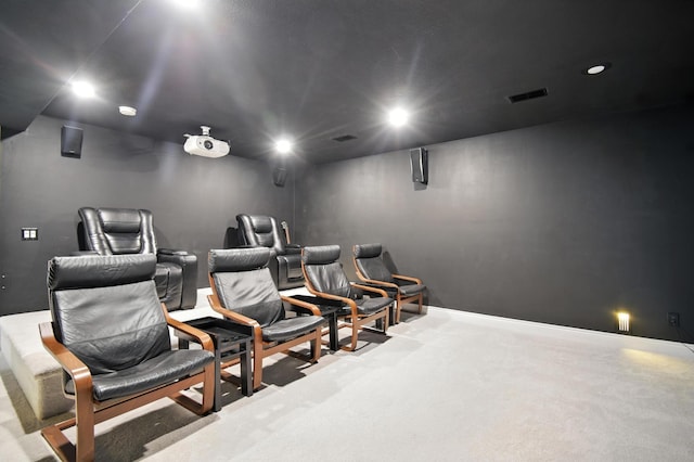 1570 Wood Duck Ln NE, Owatonna, MN 55060 - carpeted home theater with recessed lighting