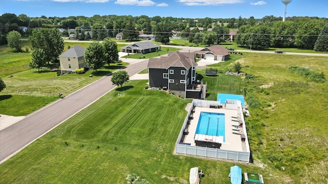 1570 Wood Duck Ln NE, Owatonna, MN 55060 - bird's eye view of a pool area