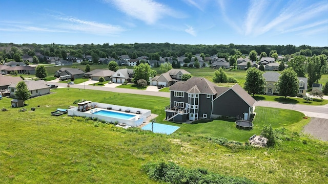1570 Wood Duck Ln NE, Owatonna, MN 55060 - aerial perspective of suburban area with a pool