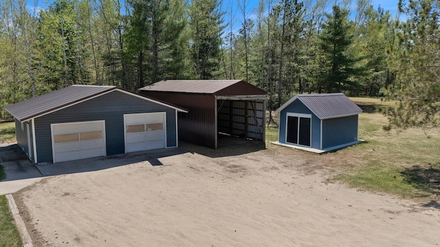 24621 Long Lake Rd, Bigfork, MN 56628 - view of detached garage