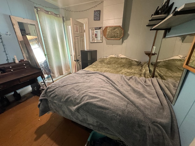 117 Maple Ave, Frazee, MN 56544 - bedroom with hardwood / wood-style floors