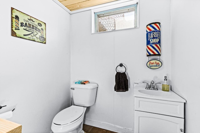 315 Ugstad Rd, Proctor, MN 55810 - half bath featuring vanity and wood finished floors