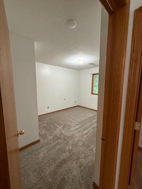 625 Meeker Ct NW, Evansville, MN 56326 - carpeted spare room with a smoke detector and a textured ceiling