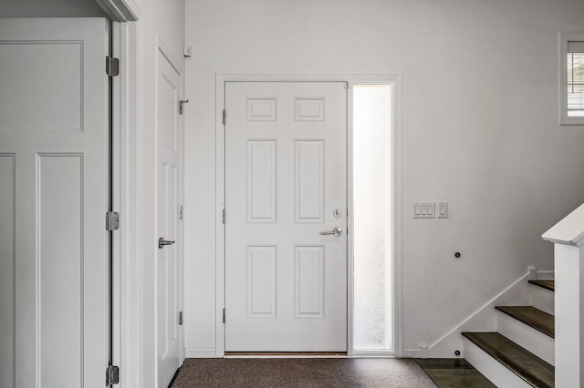 7804 Stafford Trl, Savage, MN 55378 - entryway featuring stairway
