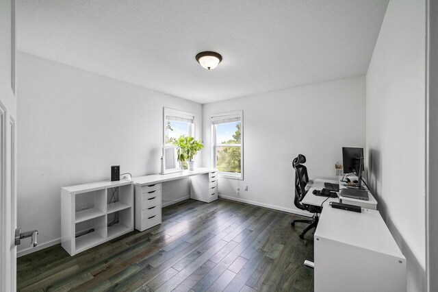 7804 Stafford Trl, Savage, MN 55378 - office area with dark wood-style floors and baseboards