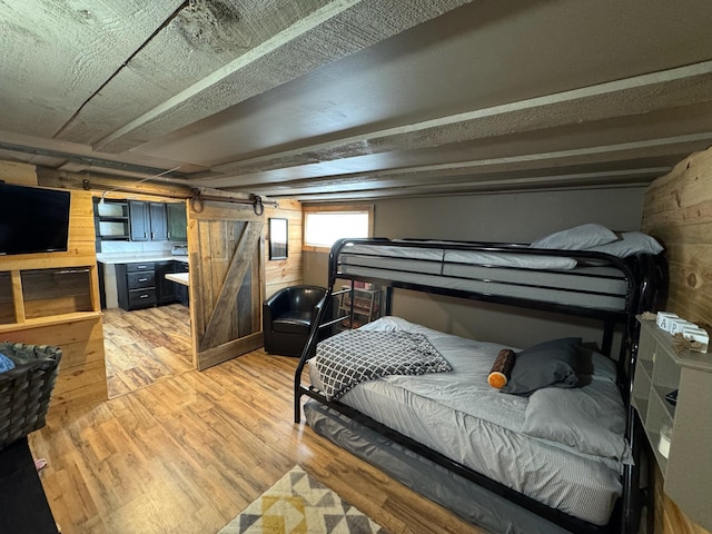34463 Green Valley Rd SE, Woodside Twp, MN 56736 - bedroom with light wood-style flooring