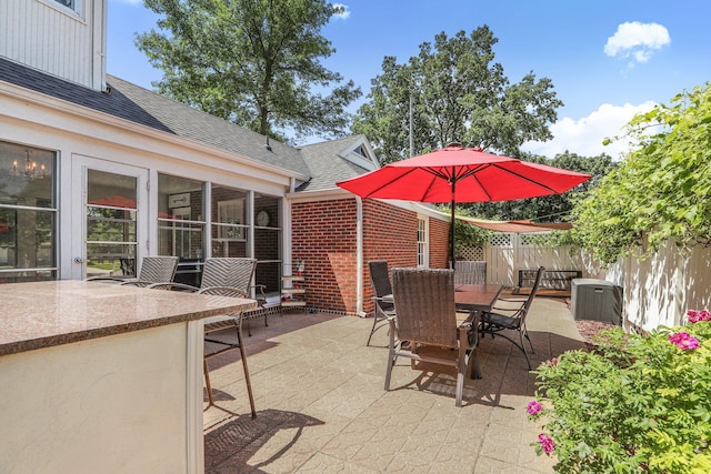 426 Armstrong Ave, Litchfield, MN 55355 - view of patio / terrace featuring outdoor dining space