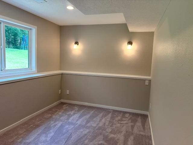 1312 Natures Trl, Alexandria, MN 56308 - empty room with carpet and a textured ceiling
