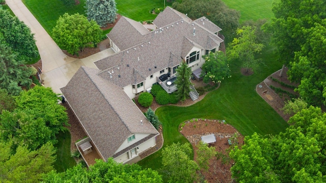 100 River Bluff Pl NW, Rochester, MN 55901 - view from above of property