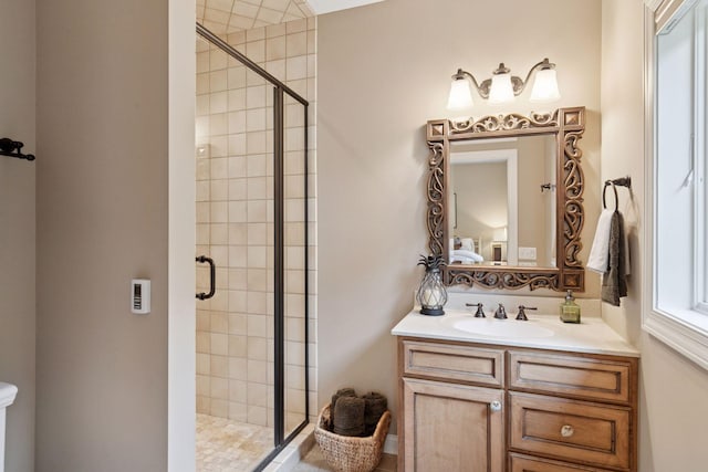 100 River Bluff Pl NW, Rochester, MN 55901 - full bath featuring a stall shower and vanity