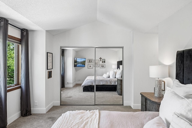 1575 Wayzata Blvd Unit A, Long Lake, MN 55356 - carpeted bedroom featuring lofted ceiling and a closet