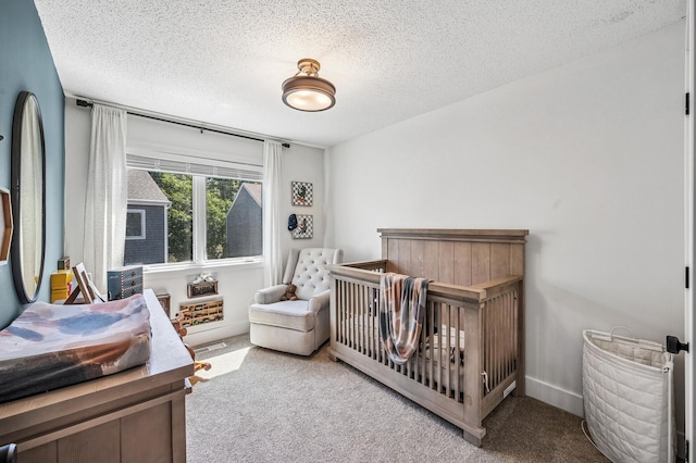 1575 Wayzata Blvd Unit A, Long Lake, MN 55356 - carpeted bedroom featuring a textured ceiling