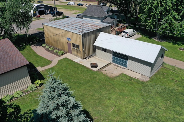410 Atlantic Ave W, Grove City, MN 56243 - aerial view of property and surrounding area