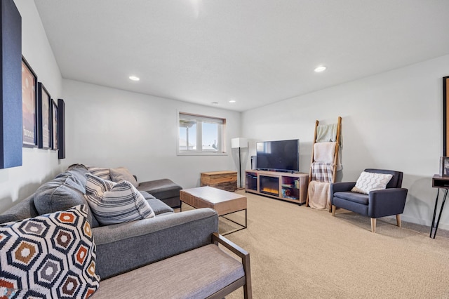 421 2nd Ave S, Kindred, ND 58051 - carpeted living room with recessed lighting