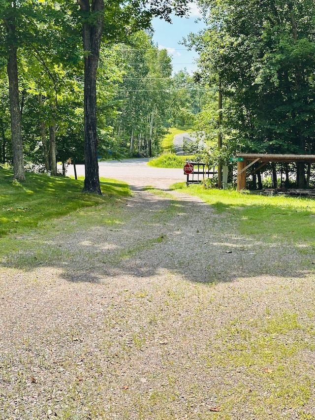 1414 E Shore Dr, Edgewater, WI 54817 - view of dirt / gravel road