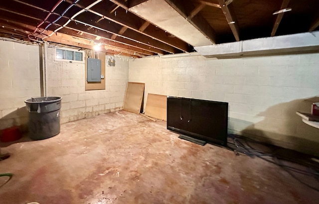 1555 US Highway 75, Lake Benton Twp, MN 56149 - unfinished basement featuring electric panel
