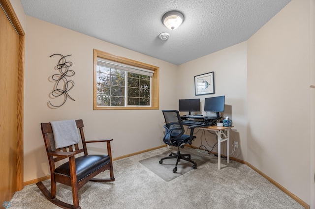 817 16th Avenue Ct W, West Fargo, ND 58078 - carpeted office space featuring a textured ceiling and baseboards