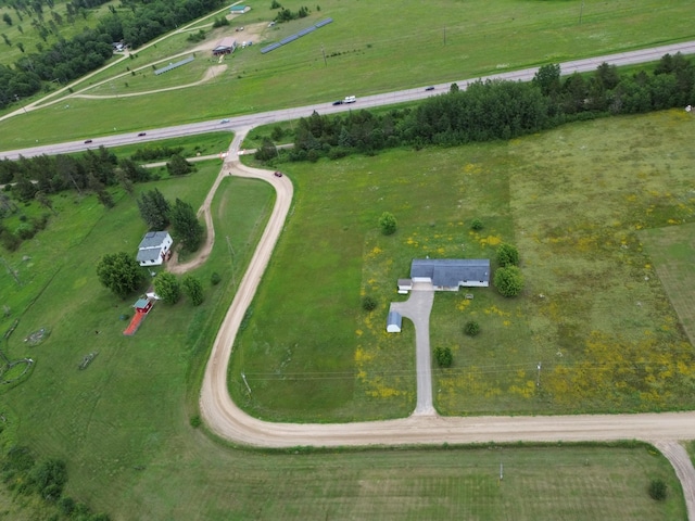 886 Bluebird Nest Ln SW, Pine River Twp, MN 56435 - aerial view of property's location featuring rural landscape and agricultural land