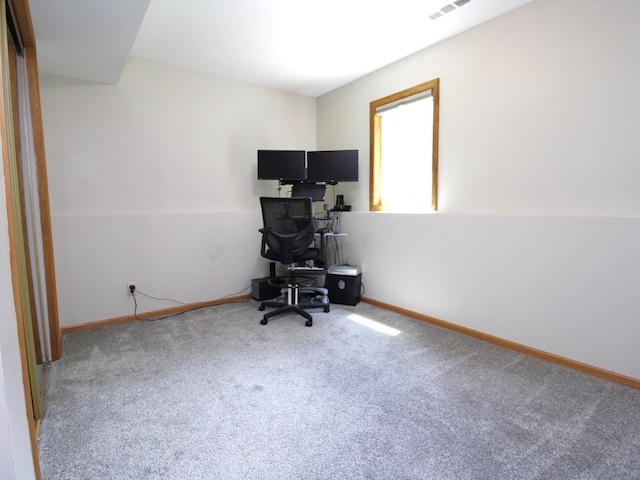 237 Plainview Dr, Troy Twp, WI 54022 - office space featuring carpet and baseboards